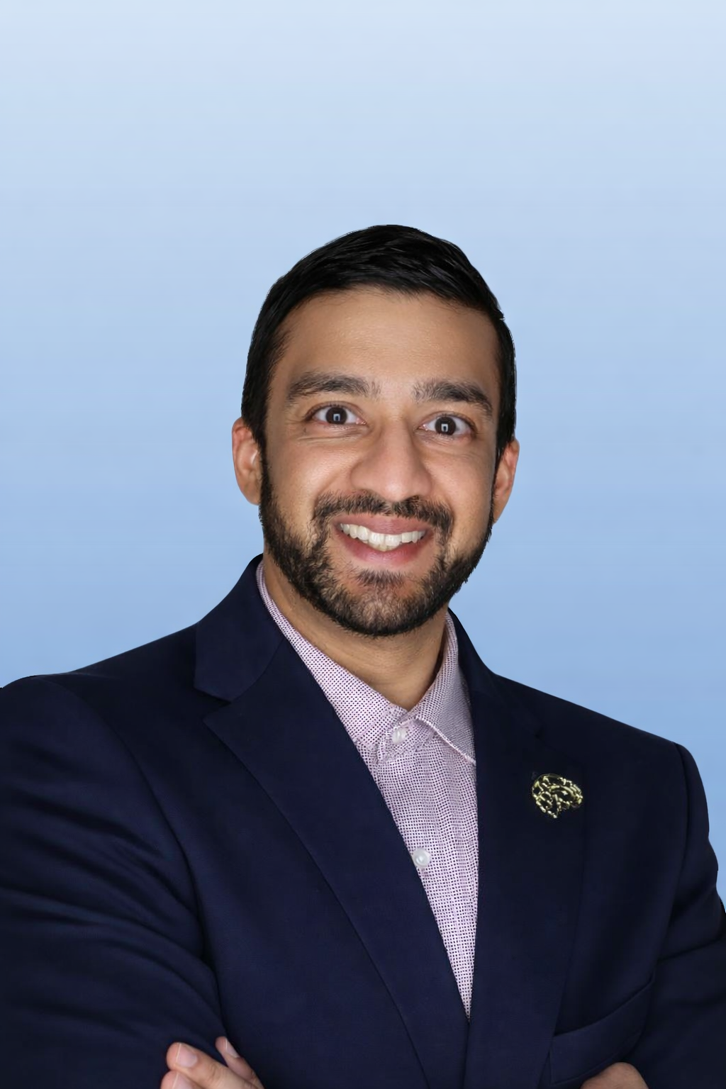 Portrait of Dr. Neil J. Patel, MD, MBA — board-certified sports neurologist